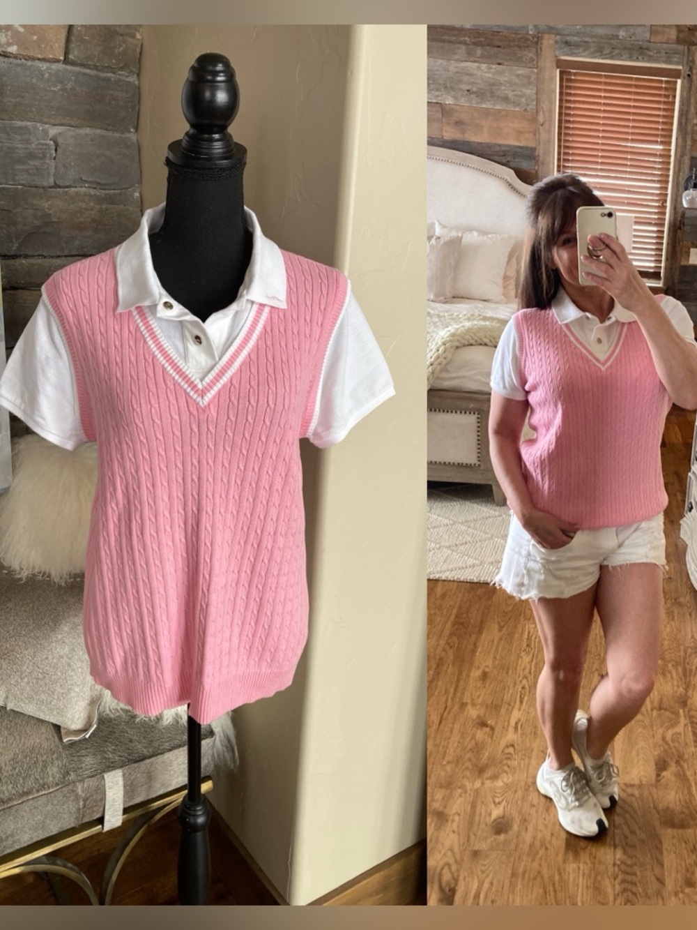Lauren Active Ralph Lauren Preppy Clueless Golf Country Club Ballet Baby Pink